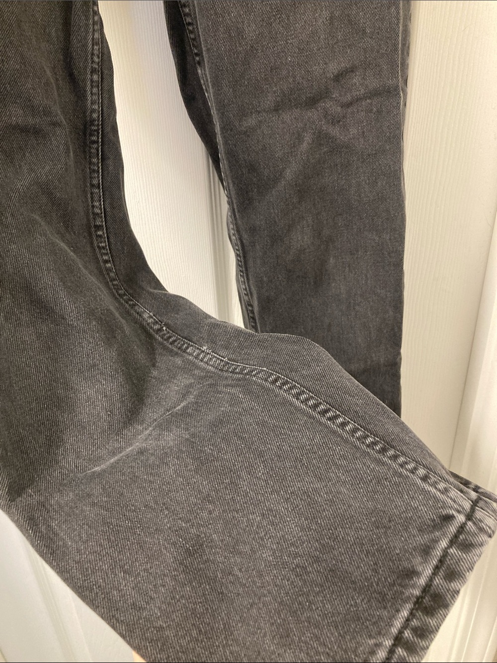 Topshop Black Straight-Leg Women's Jeans - Picture 3 of 7